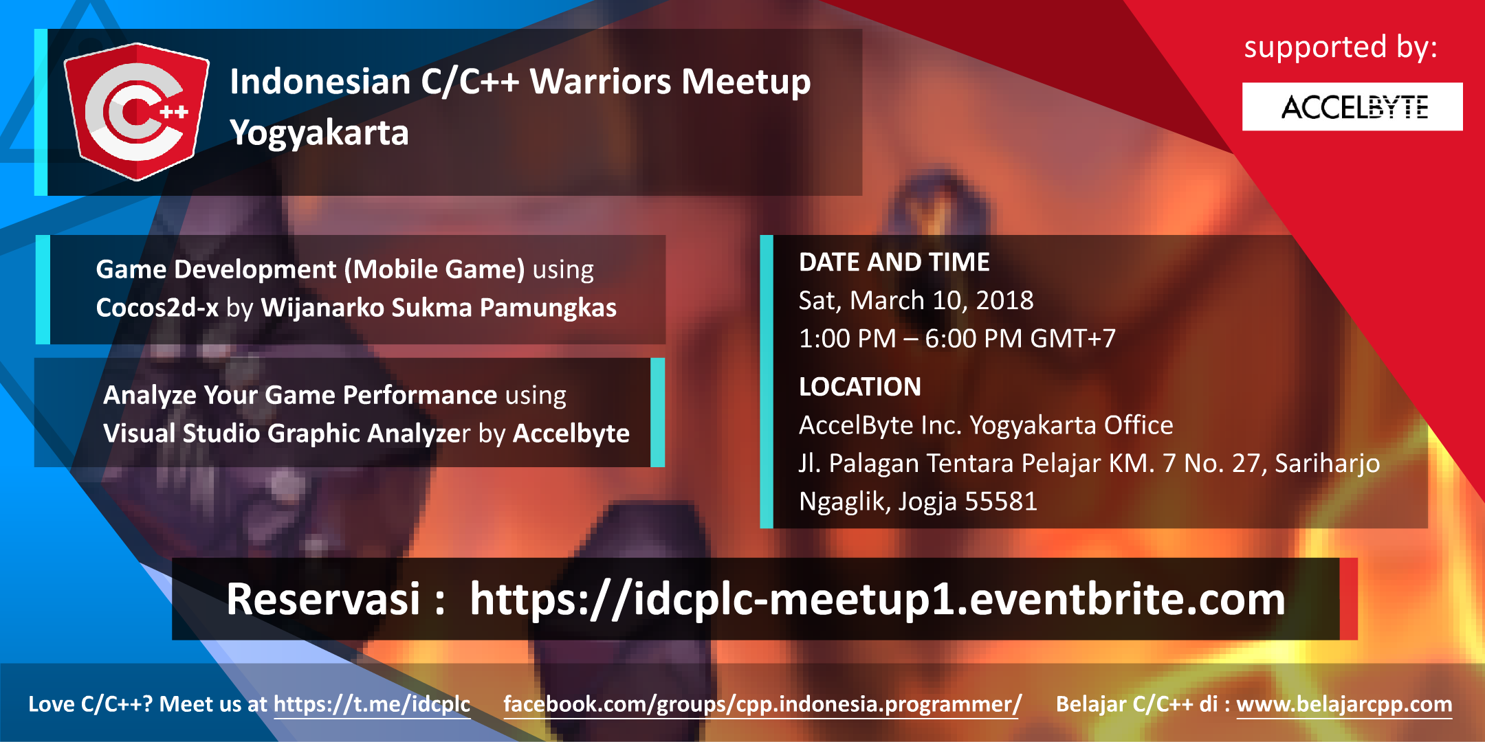 Indonesian C/C++ Warriors Meetup Yogyakarta March 10, 2018